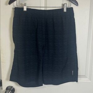 Balance Collection Men's Athletic Shorts size medium, black blue lightweight